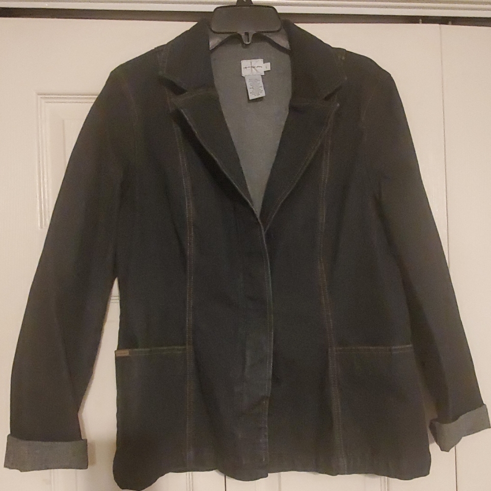 Dark denim CK blazer